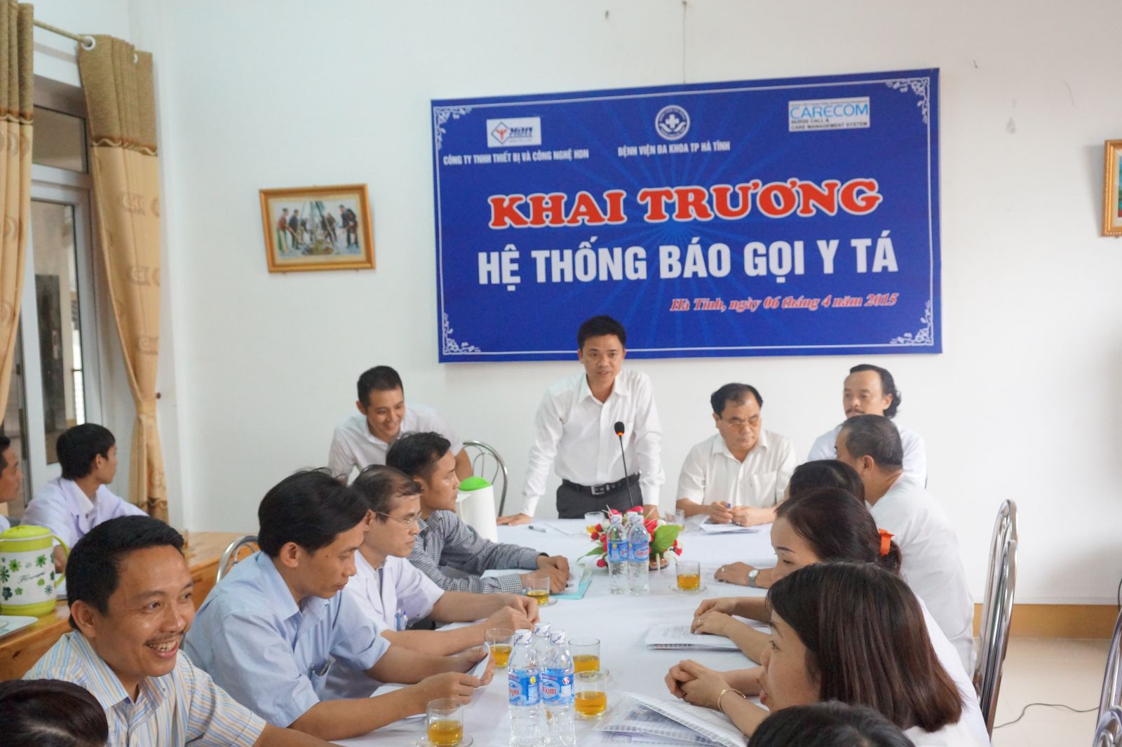 Công ty TNHH Thiết bị và Công nghệ HDN triển khai hệ thống báo gọi y tá tại Bệnh viện Đa khoa Thành phố Hà tĩnh. 2