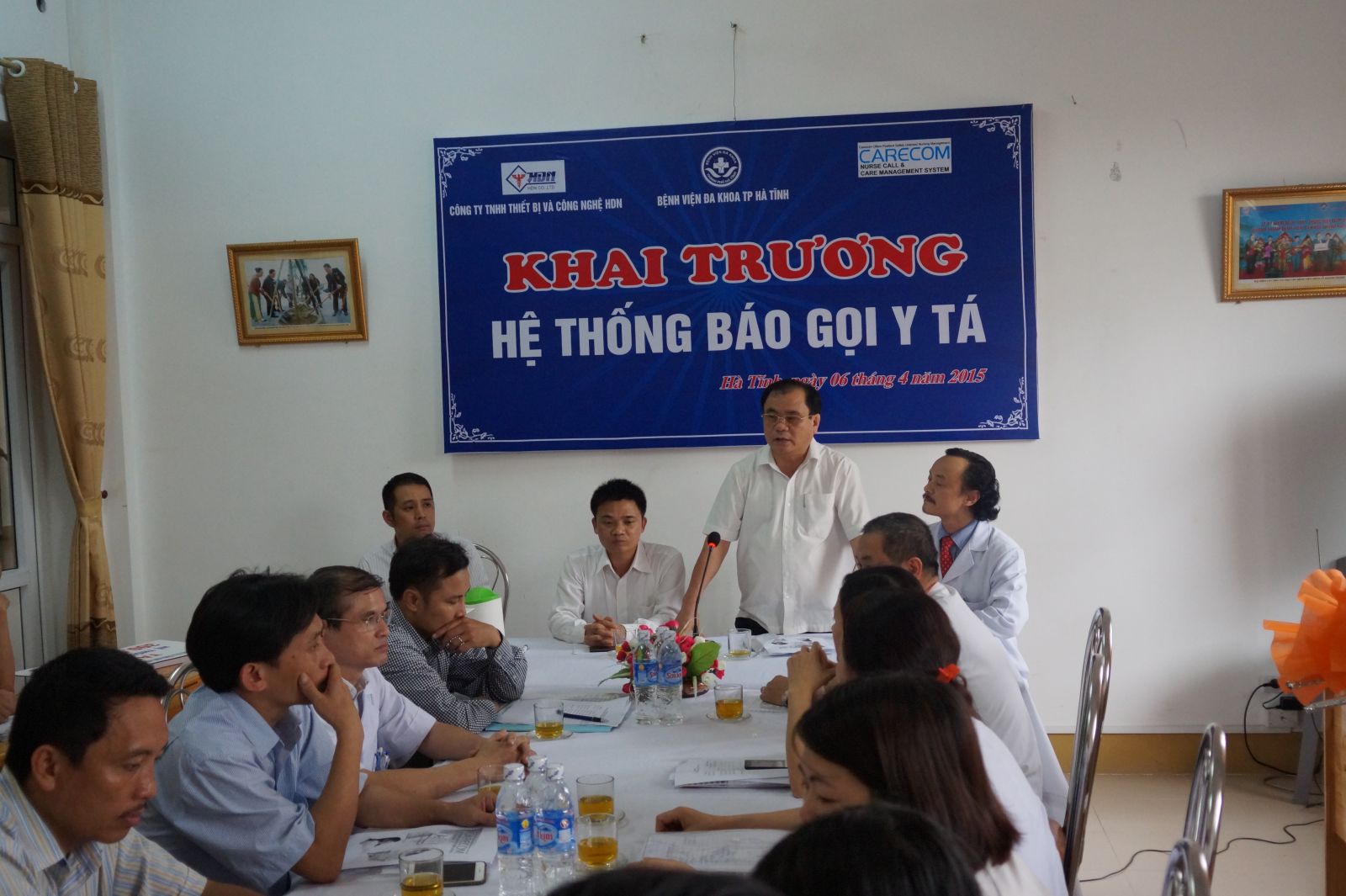 Công ty TNHH Thiết bị và Công nghệ HDN triển khai hệ thống báo gọi y tá tại Bệnh viện Đa khoa Thành phố Hà tĩnh.