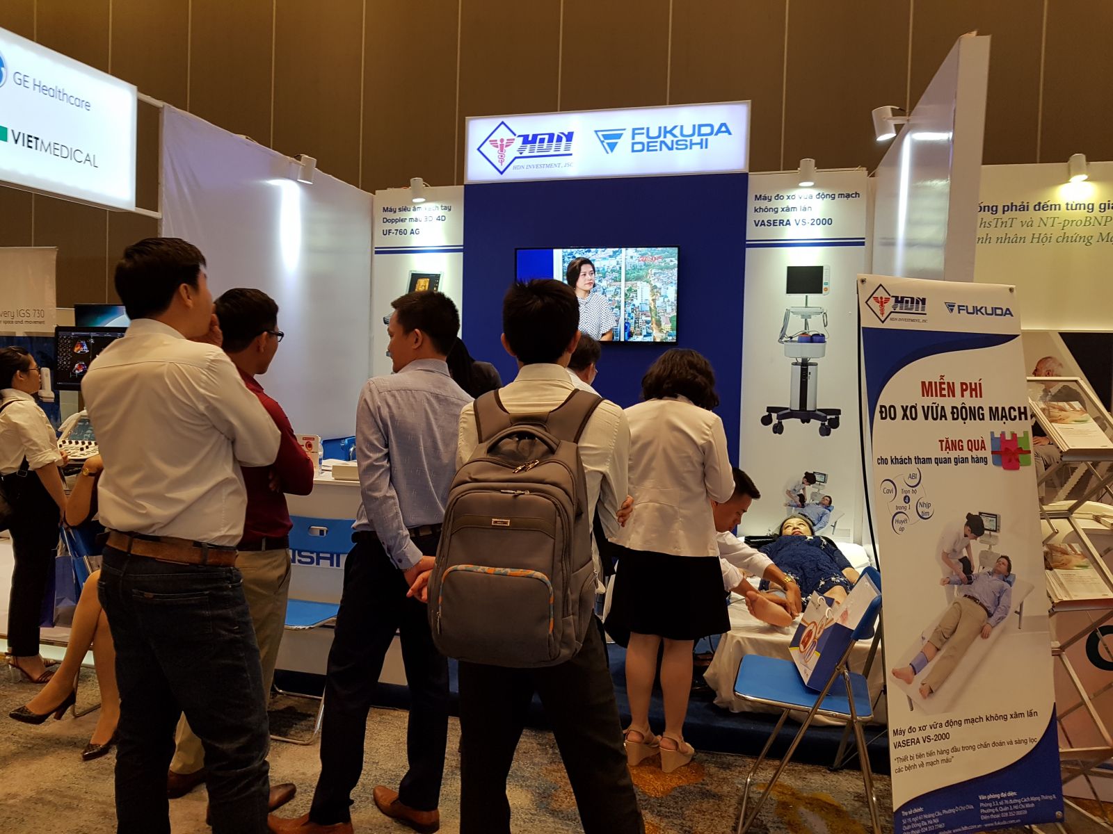 Gian hàng của Công ty Cổ phần Đầu tư HDN gây chú ý tại Đại hội Tim mạch toàn quốc lần thứ 16 tại Đà Nẵng. 6