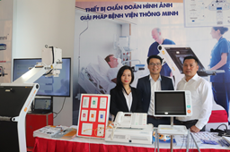 Gian hàng công ty HDN tại Lễ kỷ niệm 55 năm thành lập Bệnh viện Đa khoa Thành Phố Vinh 