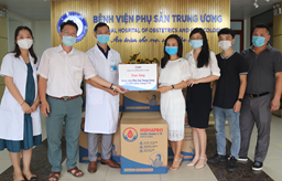 Công ty HDN trao tặng 25.000 khẩu trang y tế cho Bệnh viện Phụ sản Trung Ương