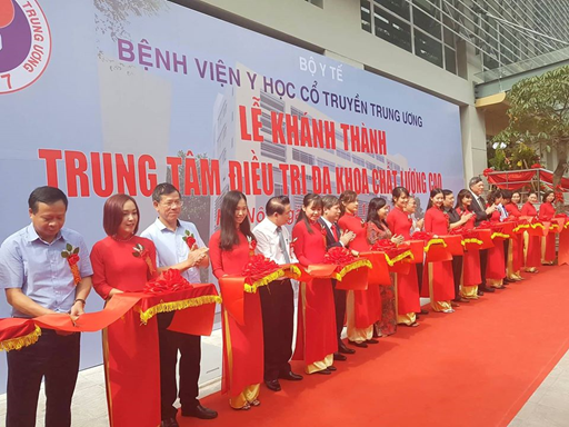 Lễ khánh thành trung tâm Điều trị đa khoa chất lượng cao của bệnh viện Y học cổ truyền Trung ương