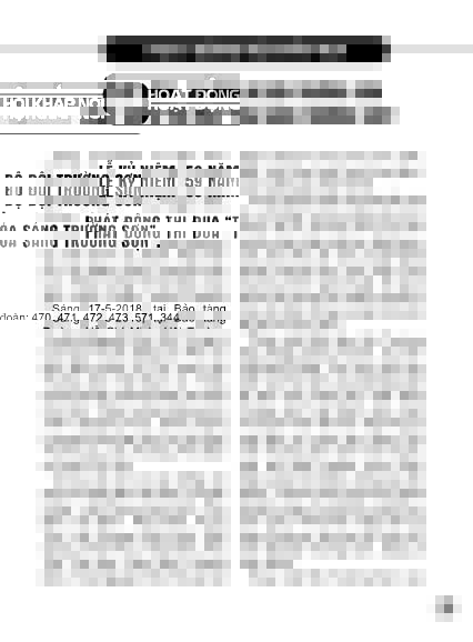 Bản tin số 17 có gì? 2