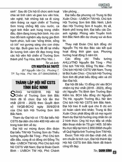 Bản tin Trường Sơn số 20 22