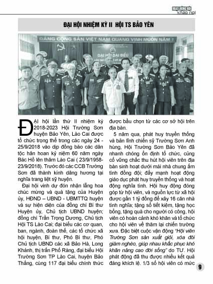 Bản tin Trường Sơn số 20 8