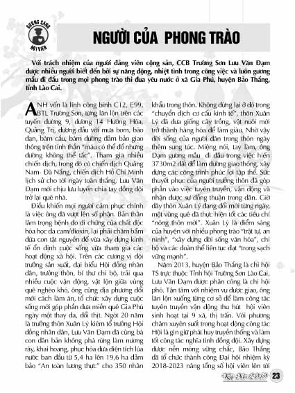 Bản tin Trường Sơn tết Kỷ Hợi 2019 (Số 21) 22