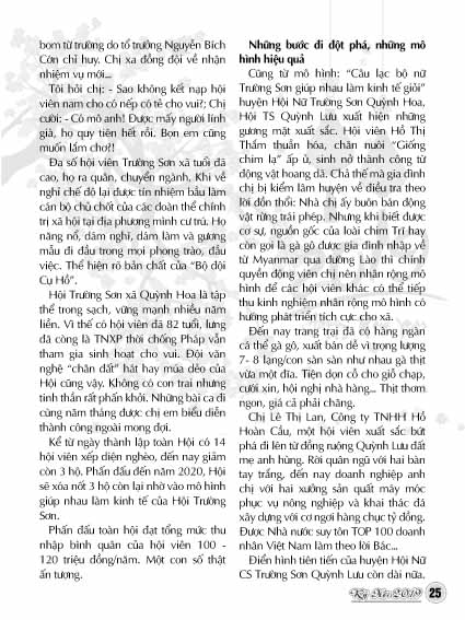 Bản tin Trường Sơn tết Kỷ Hợi 2019 (Số 21) 24