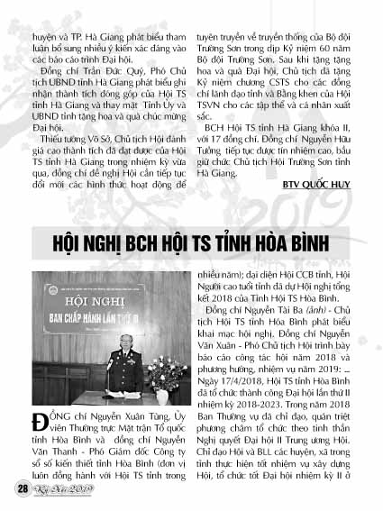 Bản tin Trường Sơn tết Kỷ Hợi 2019 (Số 21) 27