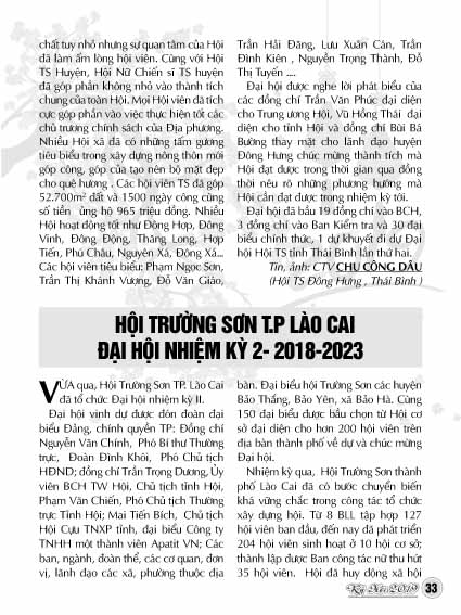 Bản tin Trường Sơn tết Kỷ Hợi 2019 (Số 21) 32
