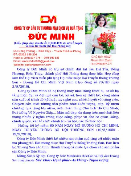 Bản tin Trường Sơn tết Kỷ Hợi 2019 (Số 21) 34