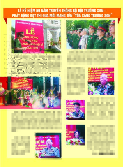 Đã phát hành Bản tin Trường Sơn số 17, ra tháng 6 năm 2018 3
