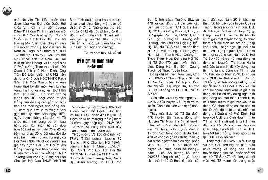 Đọc Bản tin Trường Sơn số 19, tháng 10-2018 10