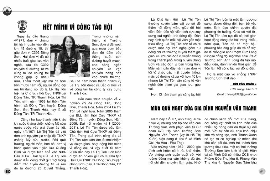 Đọc Bản tin Trường Sơn số 19, tháng 10-2018 15