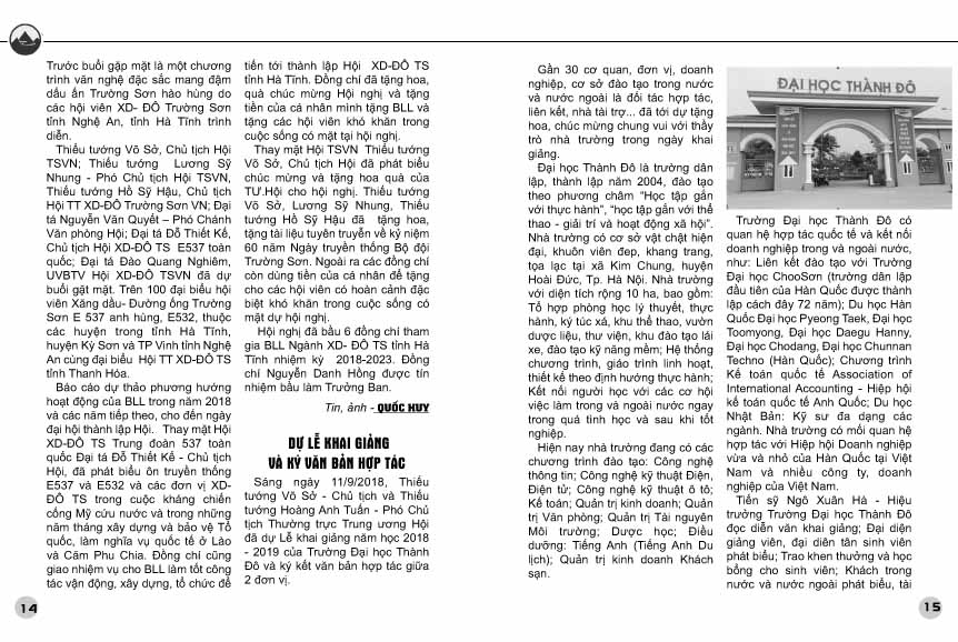 Đọc Bản tin Trường Sơn số 19, tháng 10-2018 7