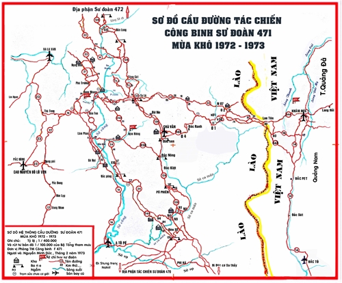 Tấm bản đồ sư đoàn 471 Anh Hùng 1