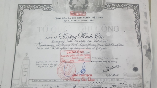 Tìm mộ LS Hoàng Minh Côi