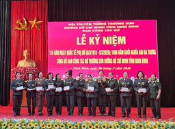 Ban công tác Nữ Trường SơnT.Ninh Bình kỉ niệm Ngày Quốc tế Phụ nữ 8/3 