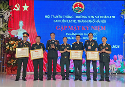 Lễ kỉ niệm 45 năm Ngày nhập ngũ của các CCB nhập ngũ 1981 TP Hà Nội