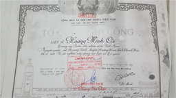 Tìm mộ LS Hoàng Minh Côi