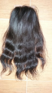 Wavy lace closure human hair Hair Extensions