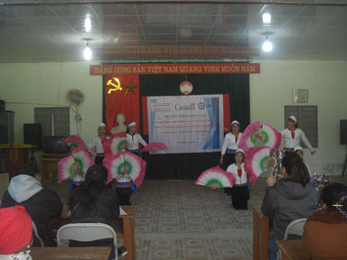 Tiết mục múa: Vui hội bản mường - xóm Nà Chiếu, xã Cao Sơn, huyện Đà Bắc, tỉnh Hòa Bình