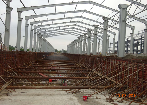 Construction of deep-water towing tank, maritime towing tank, shallow water towing tank and water supply tank - Viet Nam Maritime University 2