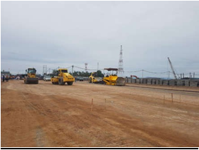 Construction of some works: Roads and green trees, water supply and drainage system - under Package No.CP3 - Hai Phong International Gateway Port construction investment project 4