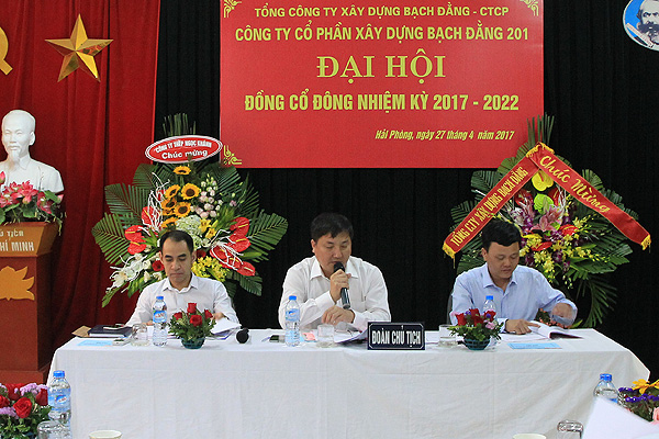 General Meeting of Shareholders term (2017-2022) Bach Dang Construction Joint Stock Company 201 6