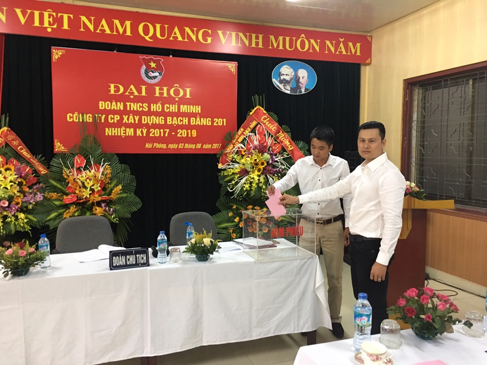 Ho Chi Minh Communist Youth Union Congress Bach Dang Construction Joint Stock Company 201 Term of 2017 - 2019 3