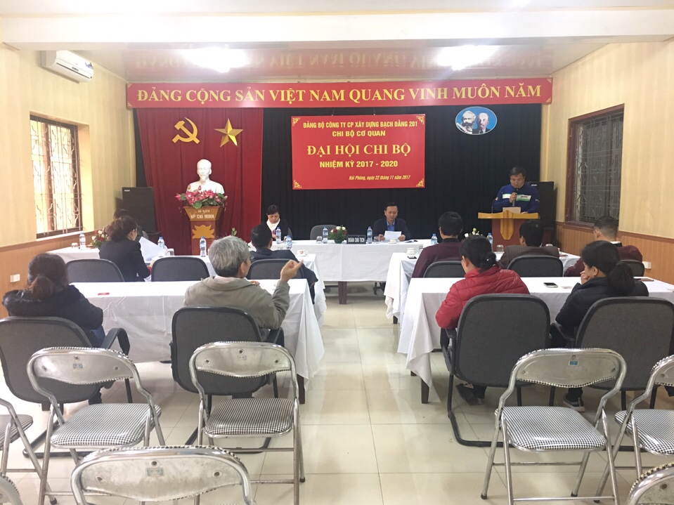 The Congress of Branches of the Party Committee of Bach Dang Construction Joint Stock Company 201 2