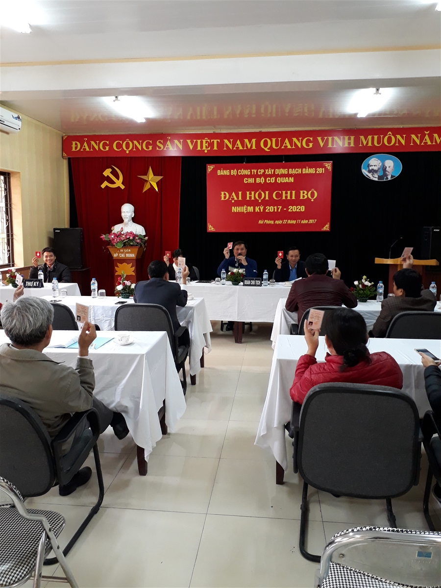 The Congress of Branches of the Party Committee of Bach Dang Construction Joint Stock Company 201 3