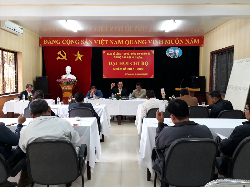 The Congress of Branches of the Party Committee of Bach Dang Construction Joint Stock Company 201 9