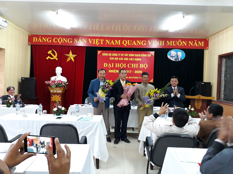 The Congress of Branches of the Party Committee of Bach Dang Construction Joint Stock Company 201 11