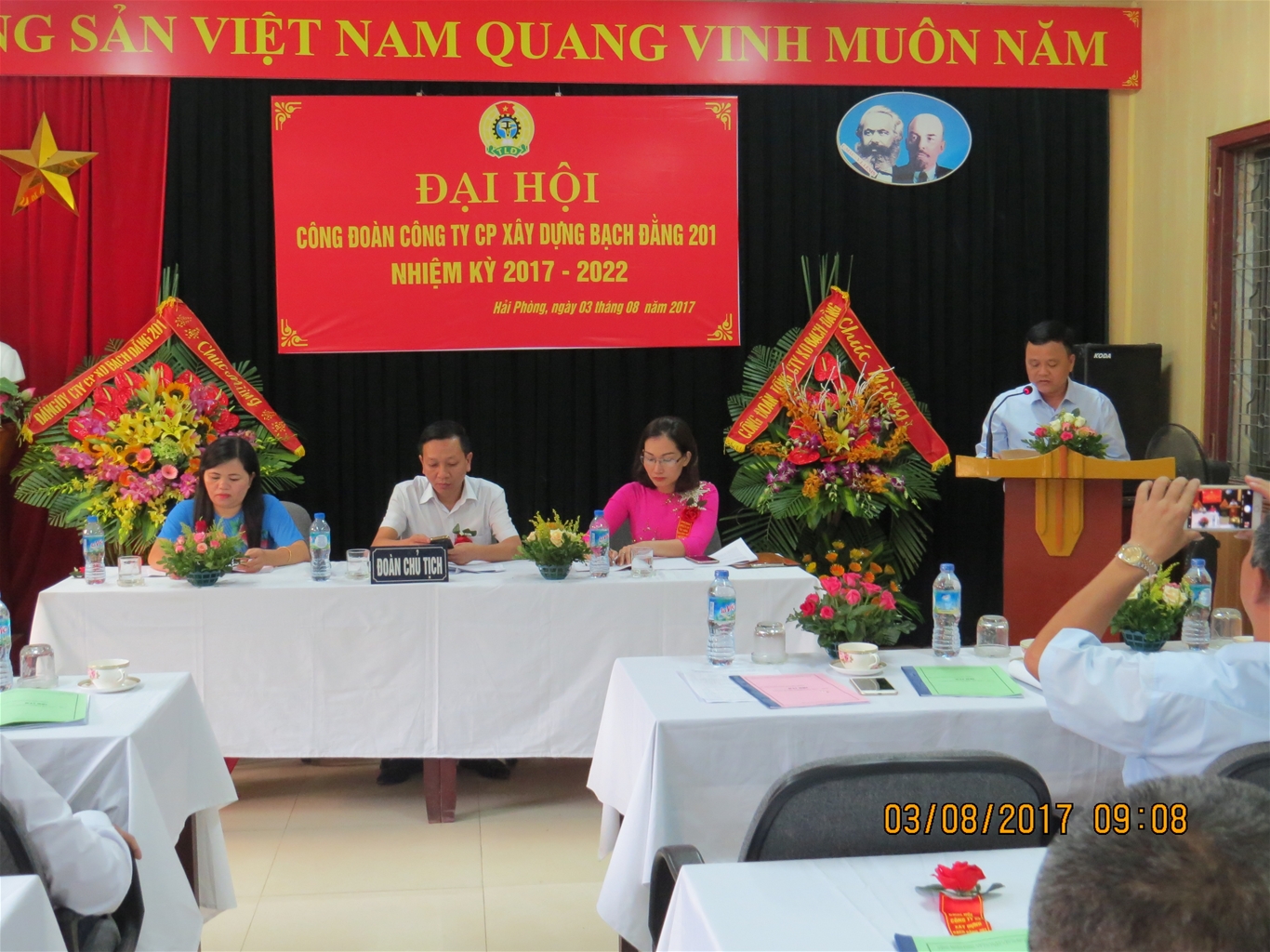 Trade Union Congress of Bach Dang Construction Joint Stock Company 201 Term of 2017 - 2022 3