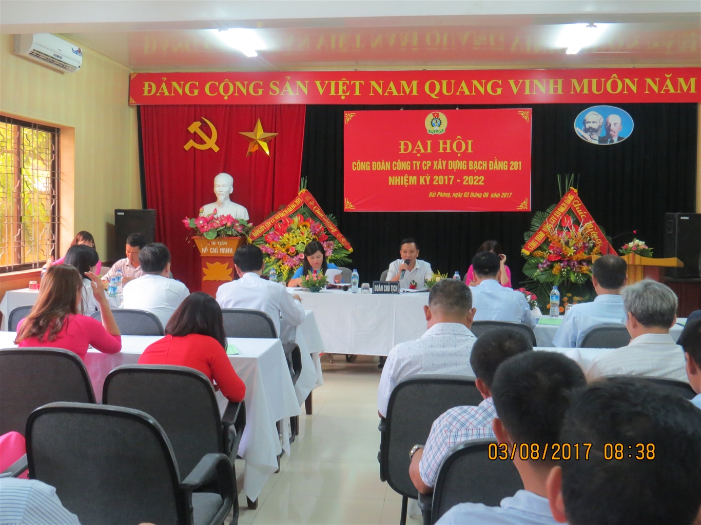 Trade Union Congress of Bach Dang Construction Joint Stock Company 201 Term of 2017 - 2022