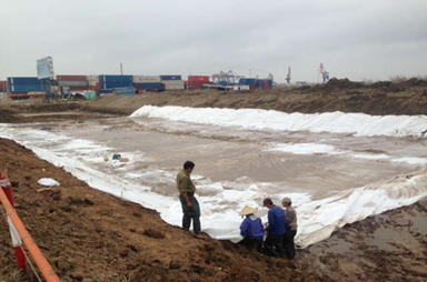 Construction investment project on expanding road of Dinh Vu Industrial Park, Hai Phong