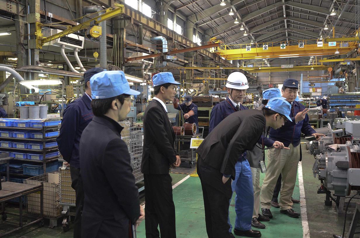 Thăm quan và huấn luyện tại Mitsubish