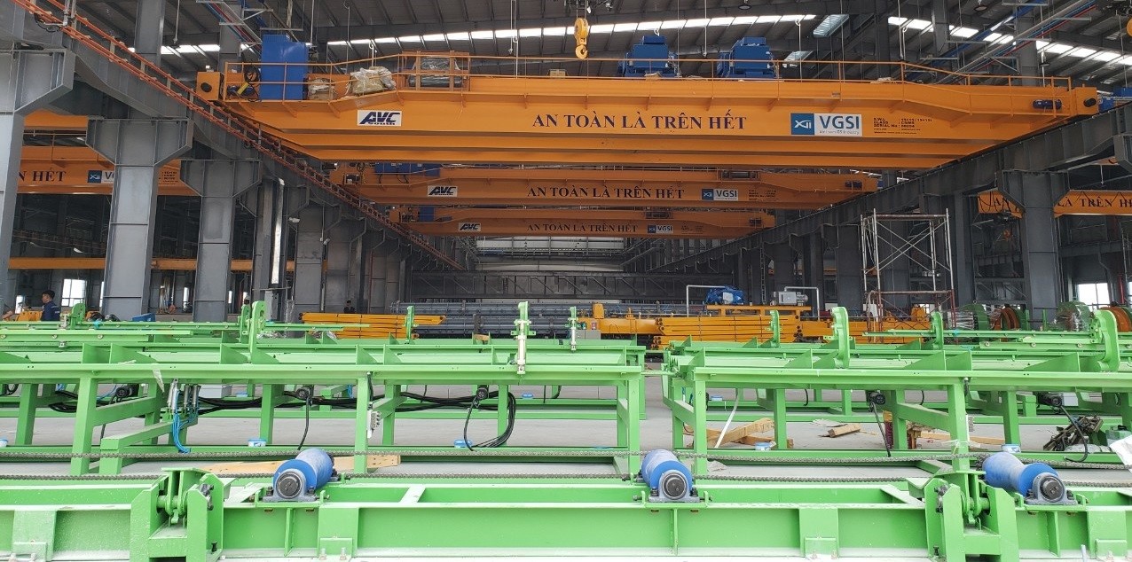 AVC CRANES giúp giải bài toán tối ưu hiệu quả và giảm chi phí sản xuất cọc Bê tông cốt thép dự ứng lực 1