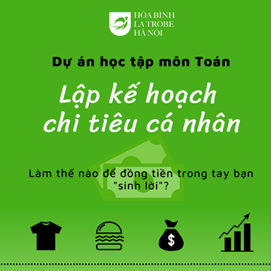 Dự án học tập môn Toán Kế hoạch chi tiêu cá nhân