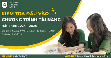 THÔNG BÁO LỊCH KIỂM TRA ĐẦU VÀO CHƯƠNG TRÌNH TÀI NĂNG