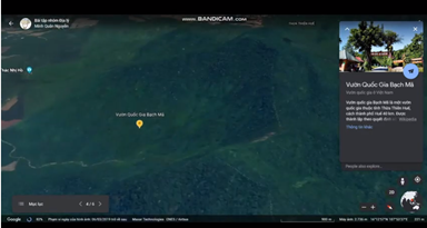 Du lịch các vườn quốc gia ở Việt Nam qua Google Earth