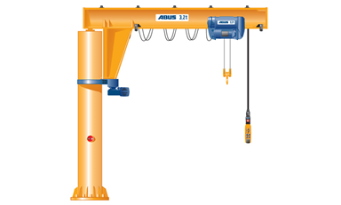 Pillar jib cranes