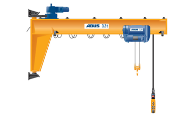 Wall jib cranes