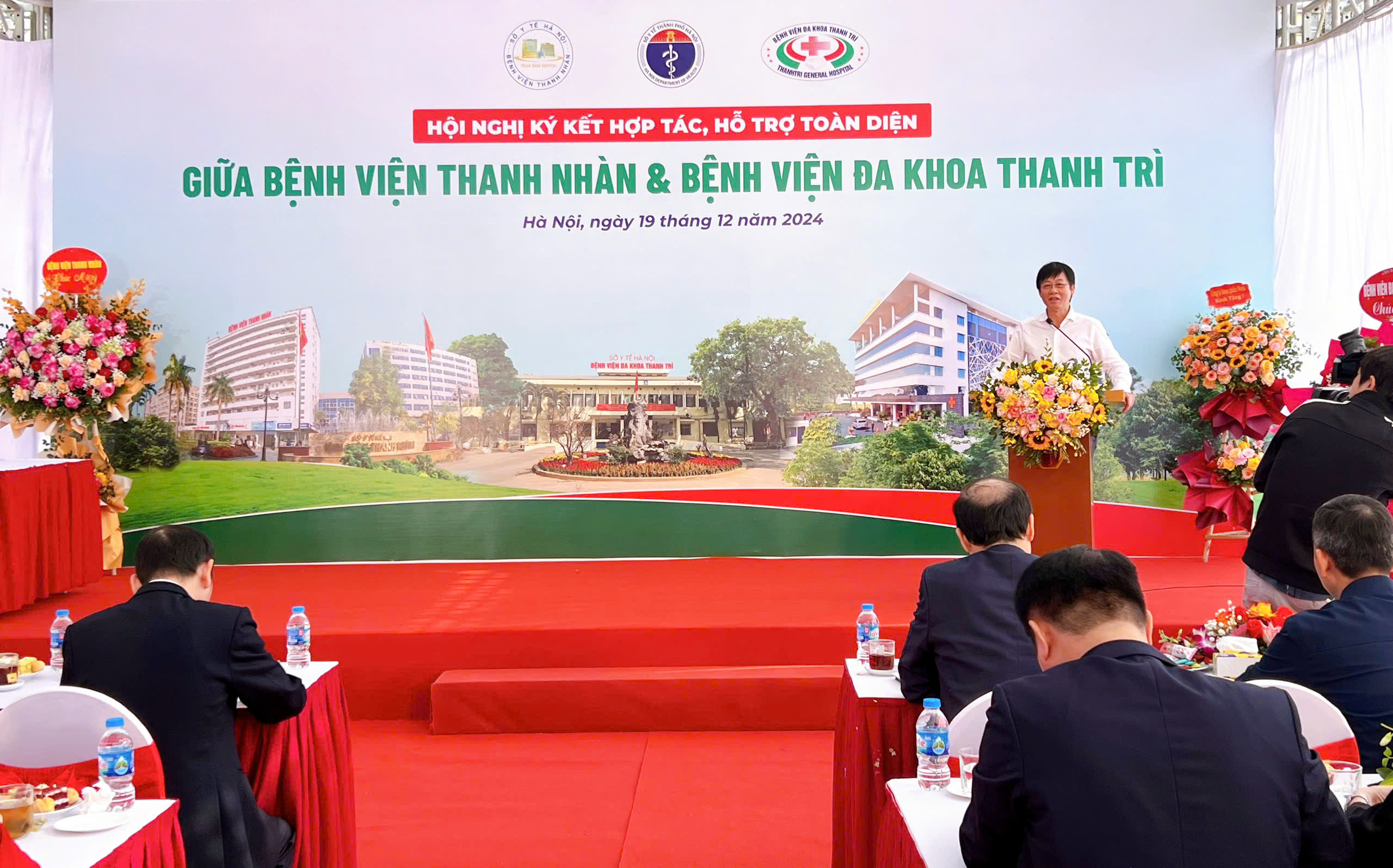 Lễ ký kết hợp tác, hỗ trợ toàn diện giữa Bệnh viện Thanh Nhàn và Bệnh viện đa khoa Thanh Trì 3