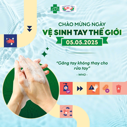 Hưởng ứng Ngày vệ sinh tay Thế giới ( 05/5/2025)