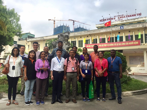 BVĐK Thanh Trì phối hợp cùng Trường ĐH YTCC tiếp đoàn cán bộ của Bộ Y tế Sri Lanka đến thăm quan và trao đổi kinh nghiệm về Quản lý bệnh viện