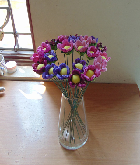 Hoa vải handmade - Sắc màu cuộc sống 3