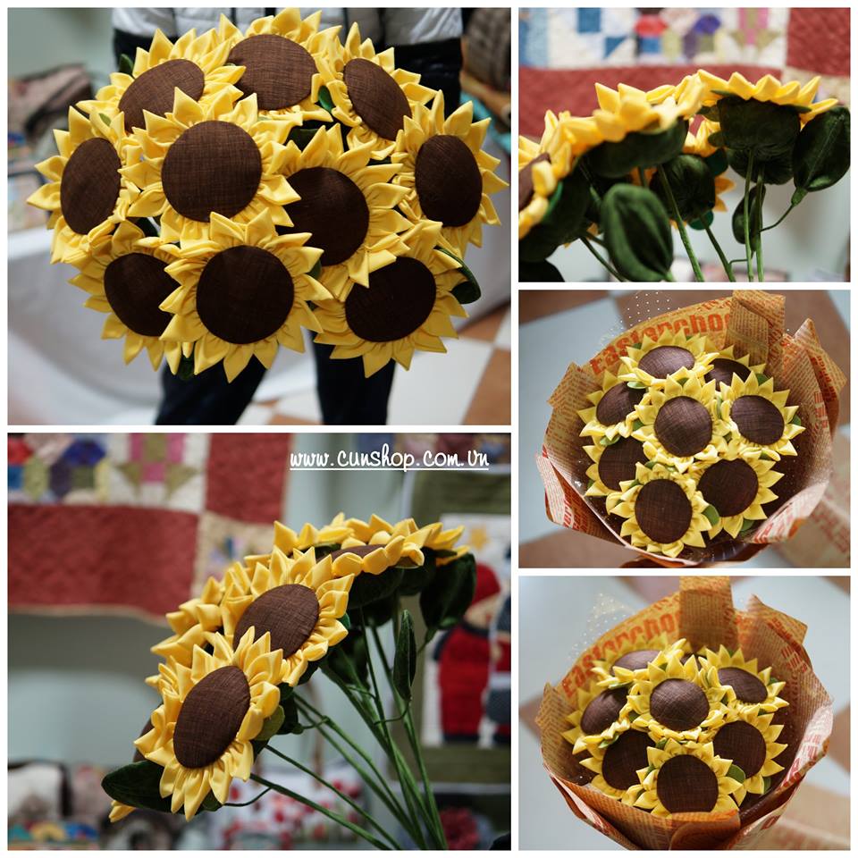 Lớp học làm hoa vải handmade ( có lớp học online) 3