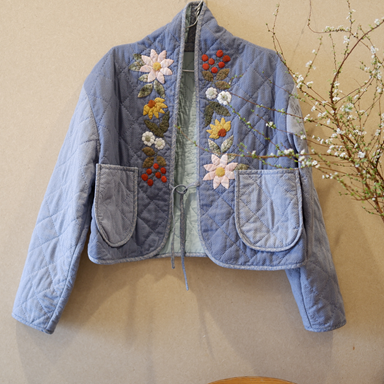 LỚP HỌC ÁO CHẦN BÔNG C001 : ÁO KHOÁC CAO CỔ