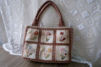 KITSET#60 HƯỚNG DẪN LÀM TÚI TOTE HOA SIÊU TO ( CÓ BÁN RẬP VÀ KIT)